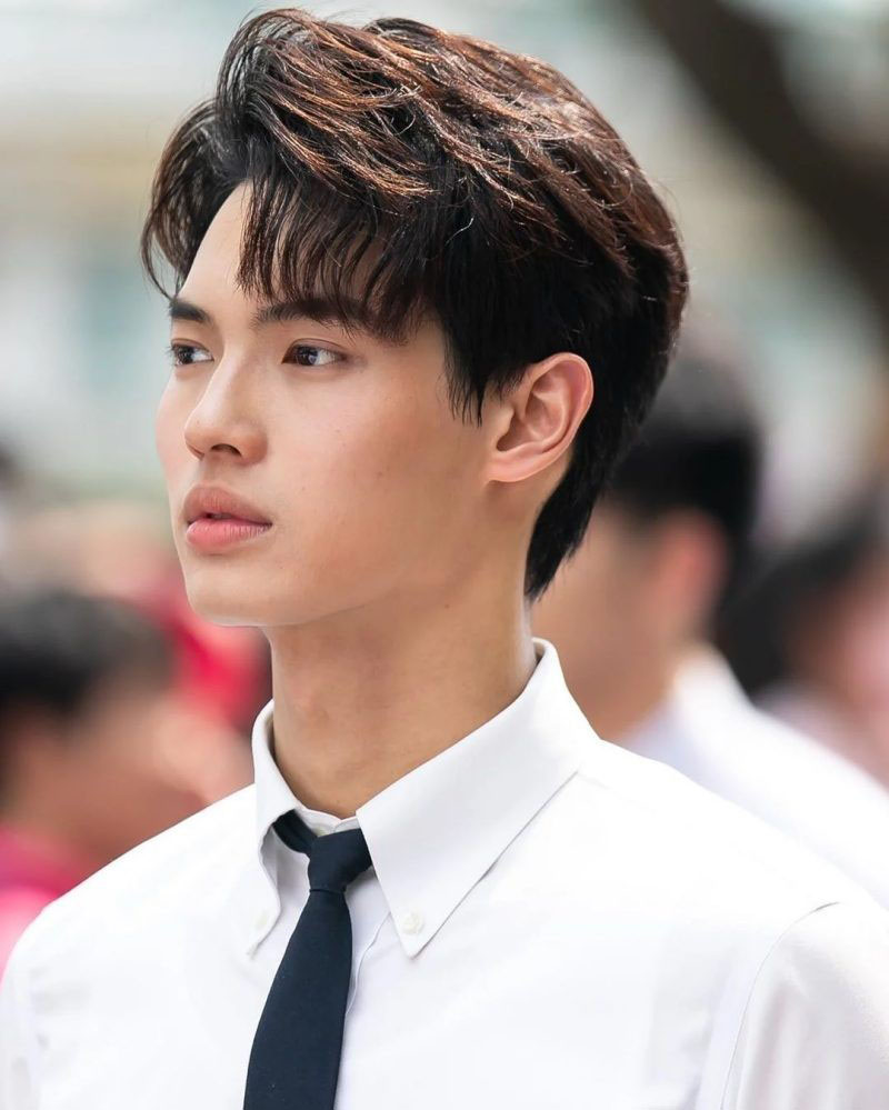 Kiểu tóc two black layer cho nam