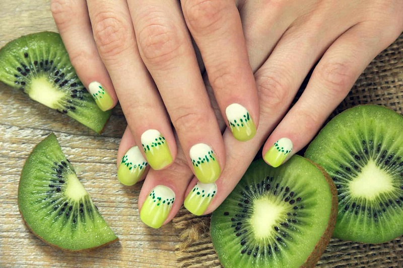 Móng giả kiwi 