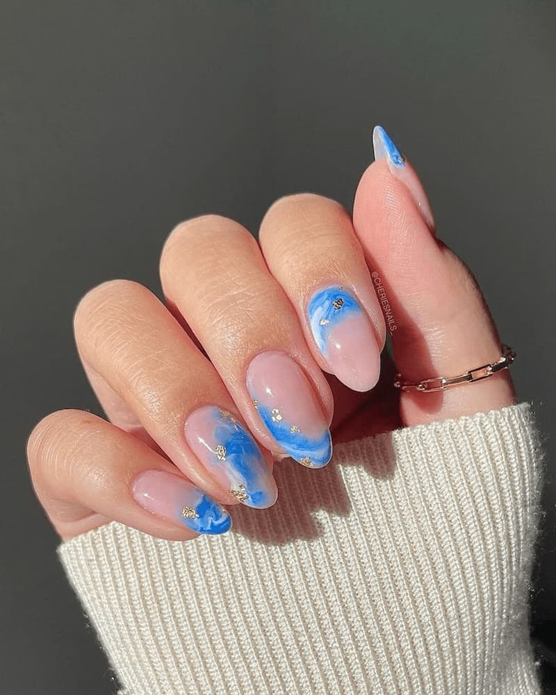 Những mẫu nail họa tiết biển khơi