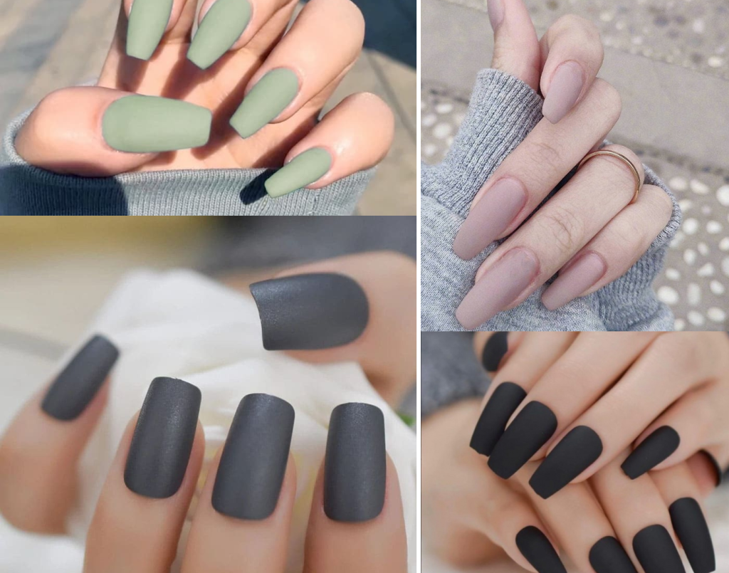 Nail nhám với nhiều màu sắc sang trọng
