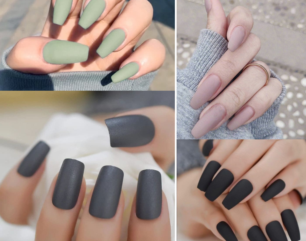 Nail nhám với nhiều màu sắc sang trọng 