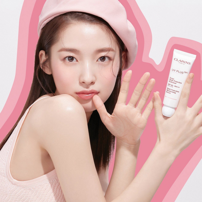 Kem chống nắng Clarins UV Plus 5P Rose SPF50/PA+++