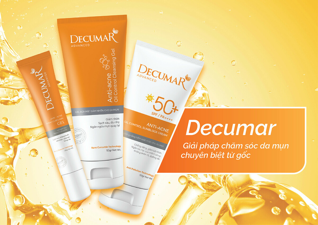 Gel rửa mặt giúp giảm nhờn Decumar