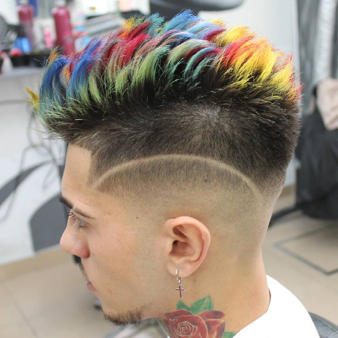 Tóc highlight phái mạnh nhiều color kỳ lạ mắt