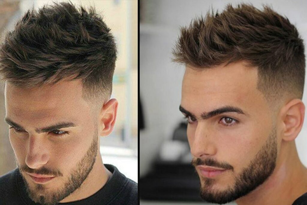 Khuôn mặt trái xoan rất phù hợp để kiểu tóc mohican