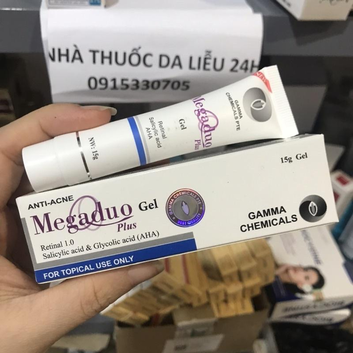 Megaduo Plus Gel ngừa mụn trứng cá, ngừa thâm