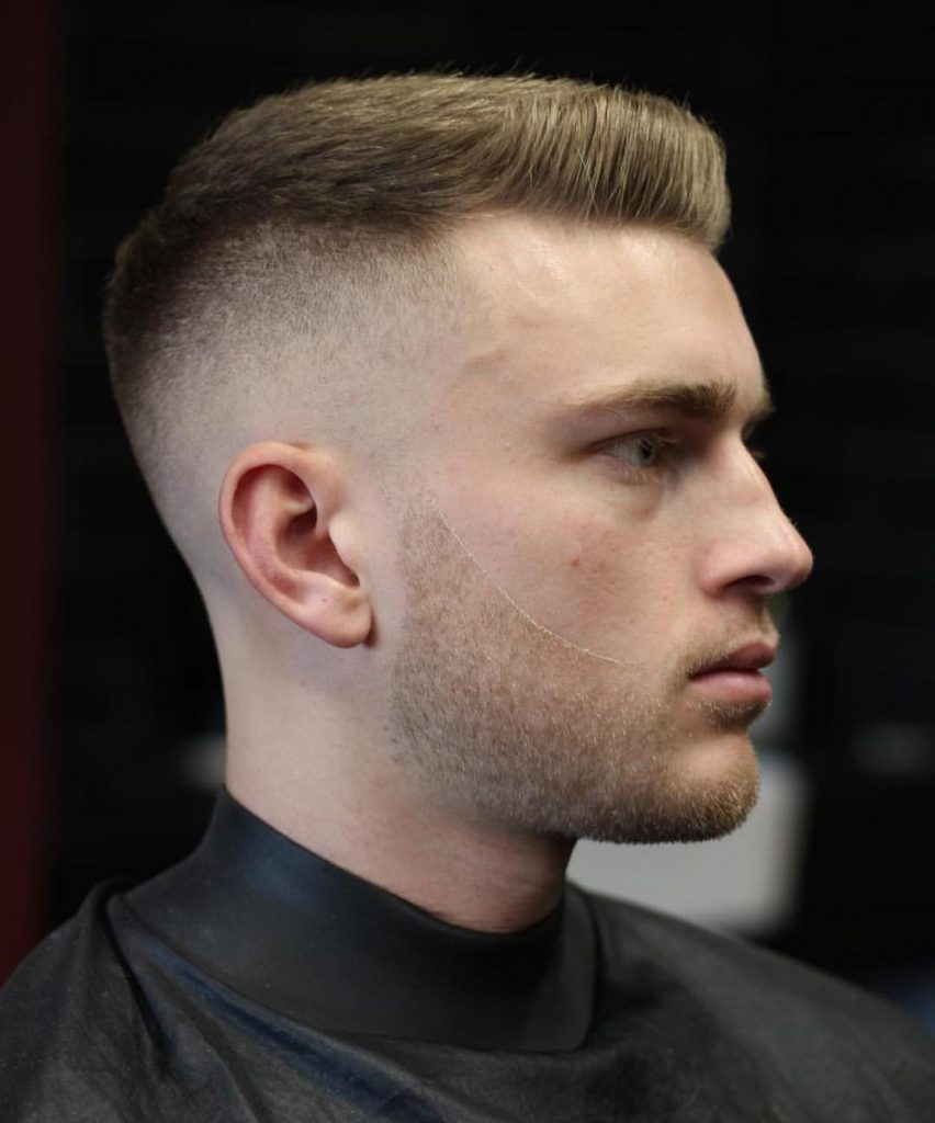 Buzz Cut Tapered Hairstyle