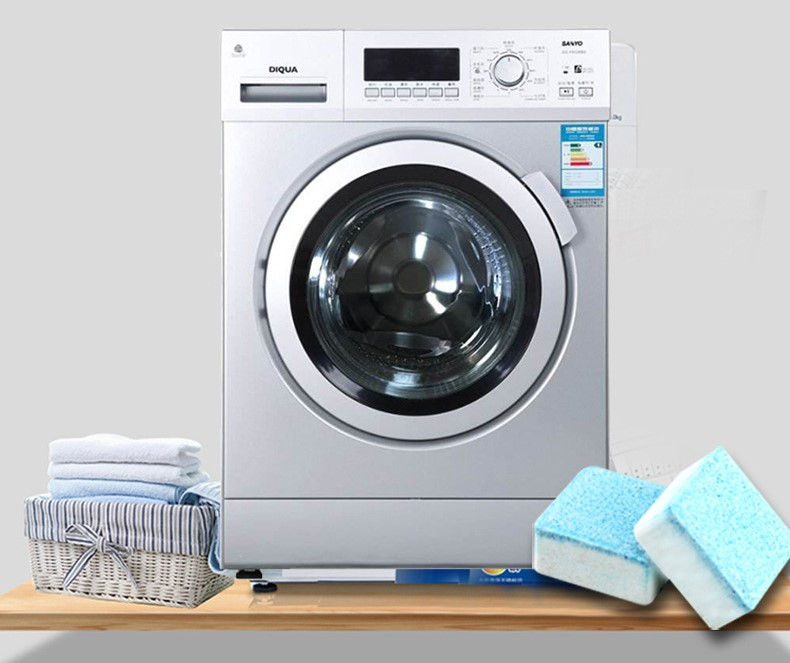 Cách lau chùi và vệ sinh máy giặt vì thế viên tẩy 