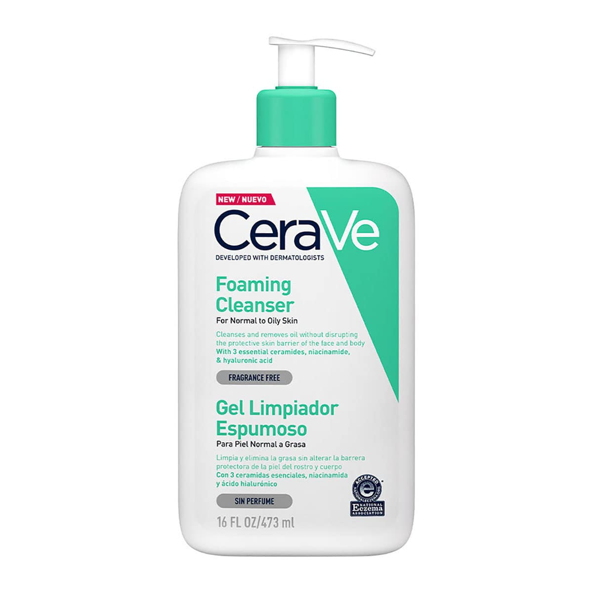  Cerave Foaming Cleanser là sữa rửa mặt cho da dầu mụn được đánh giá cao về hiệu quả làm sạch và cân bằng ẩm