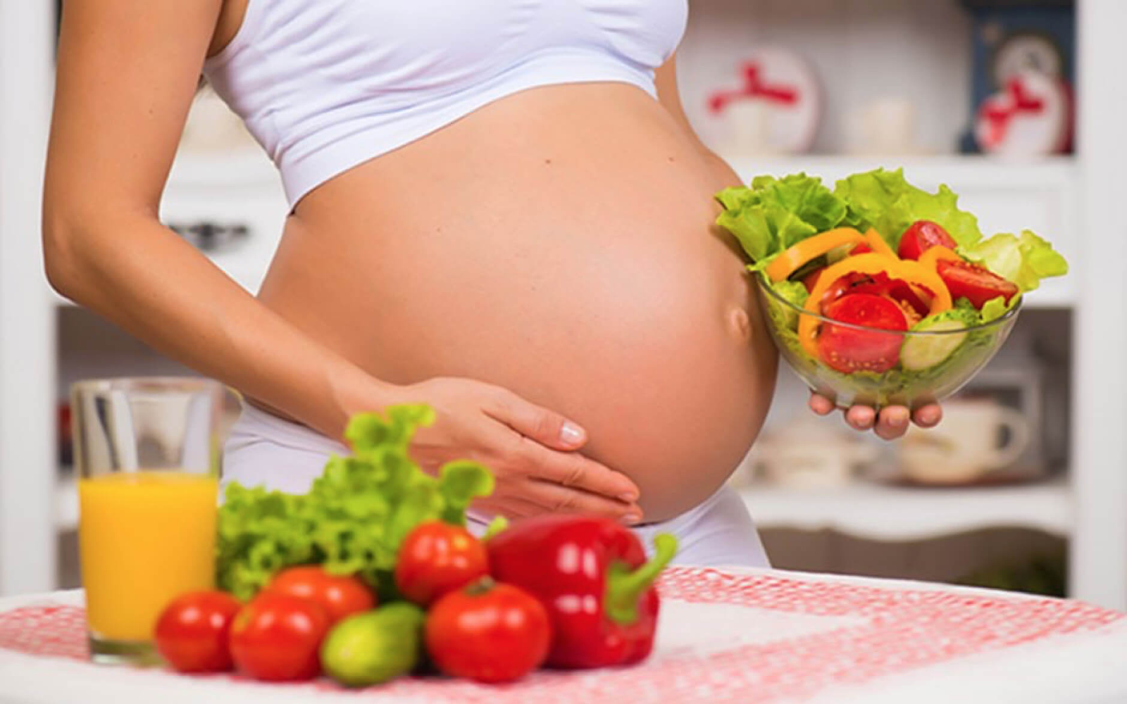 Chế độ và thức ăn hợp lý trong quá trình mang thai