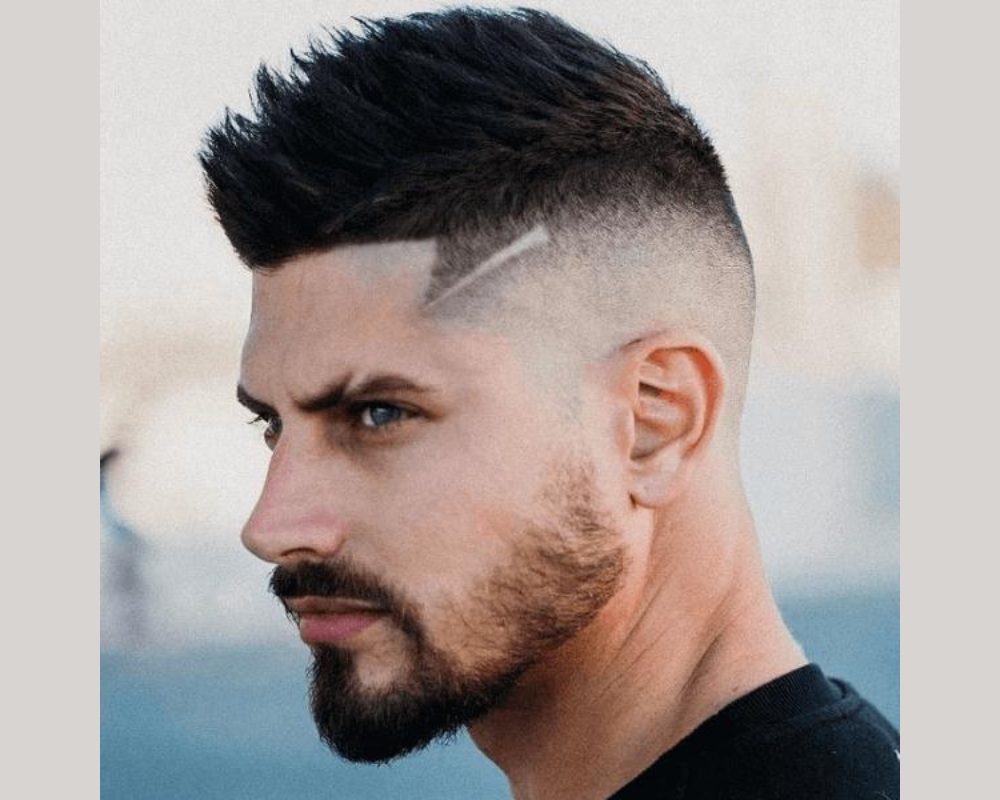 Mohican chéo kẻ vạch