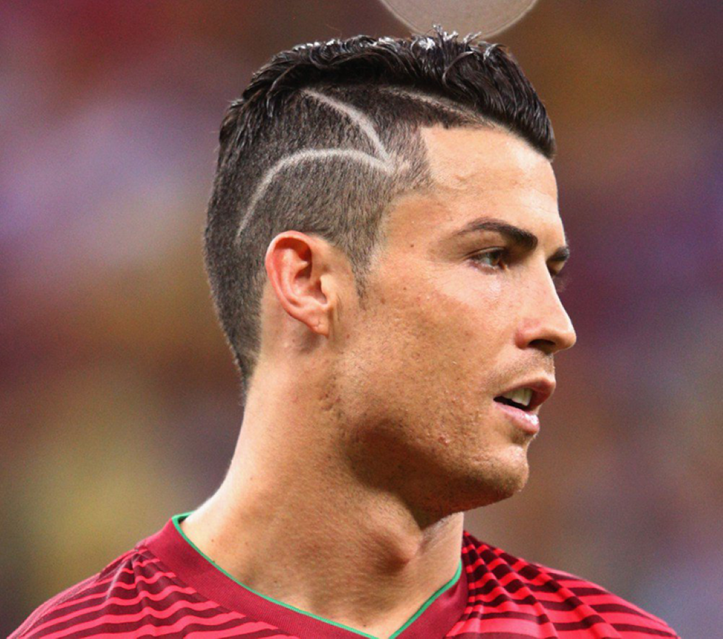 Ronaldo cũng thuộc “ngôi nhà chung” của hội những người yêu thích tóc mohican chéo