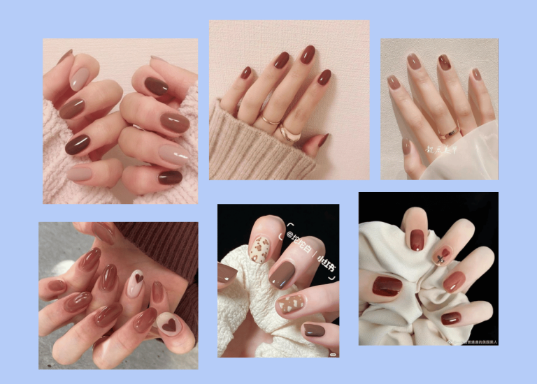 24+ Mẫu nail màu nâu sữa đẹp, sang chảnh, tôn da cho các nàng