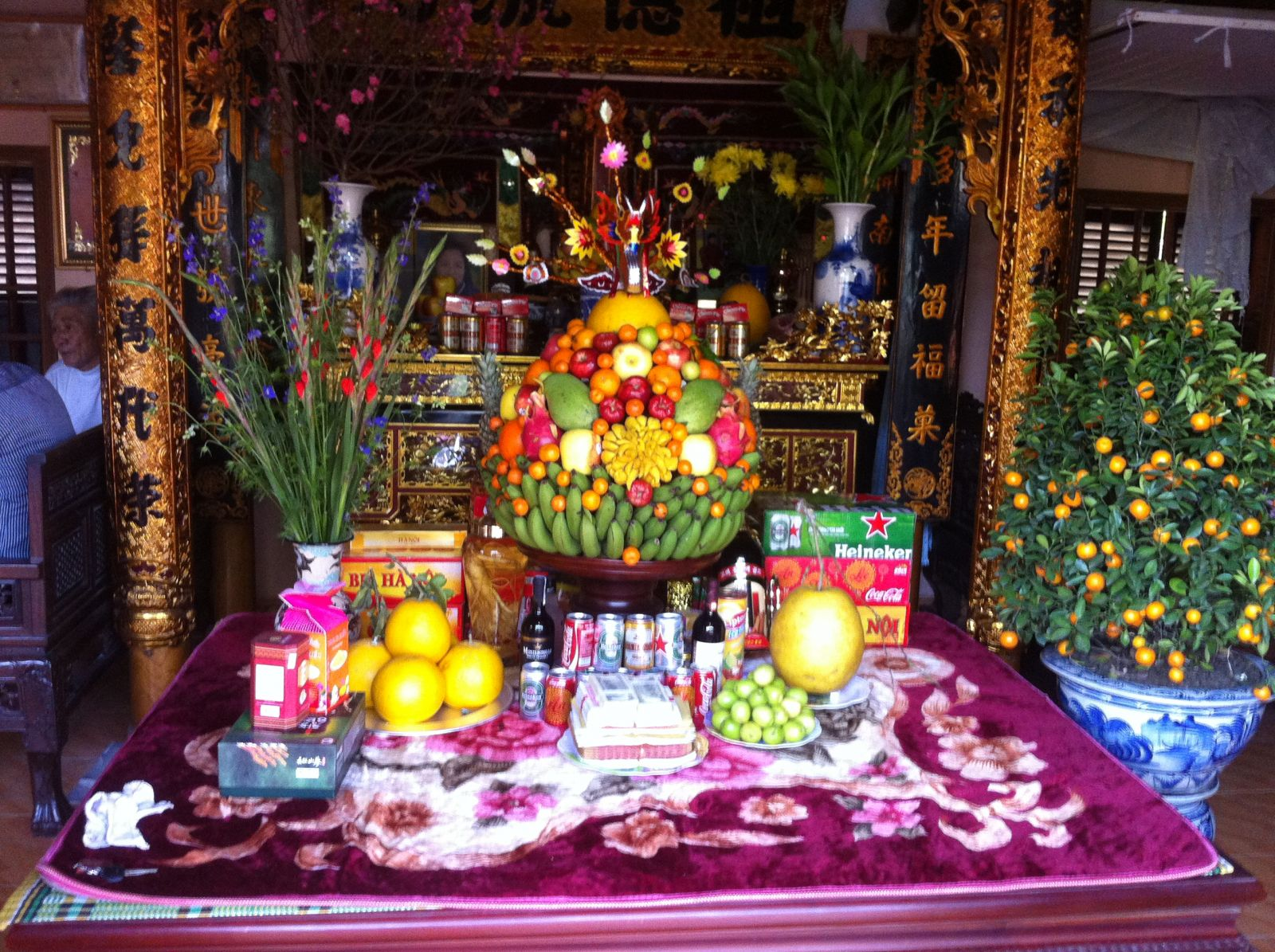 Mâm ngũ quả độc đáo ngày tết
