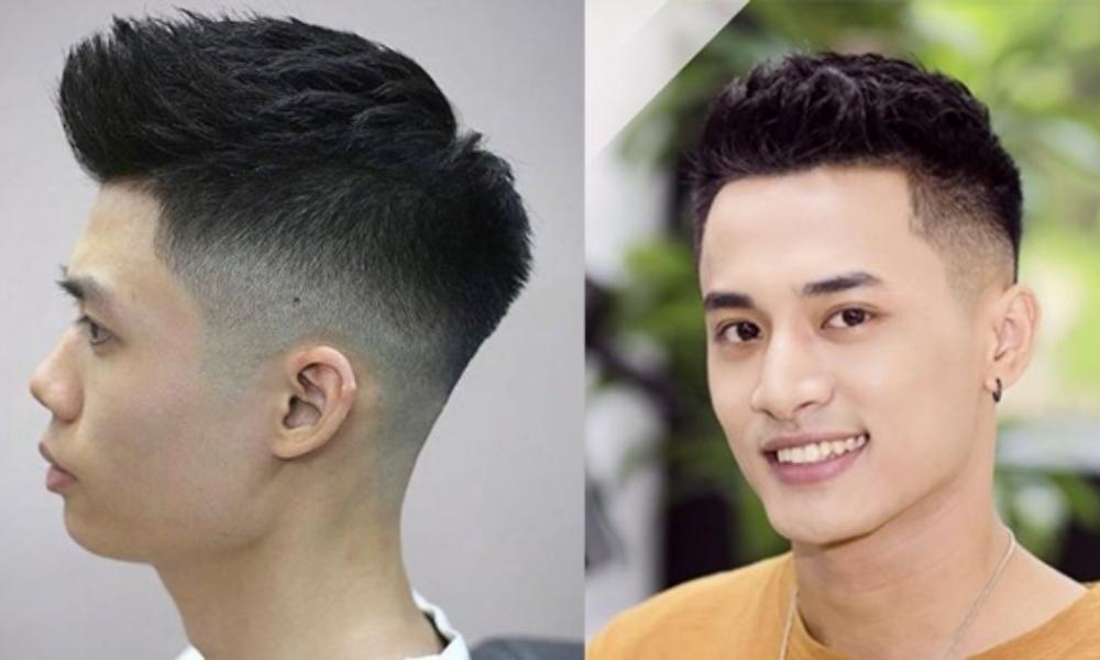 Tóc Short Quiff chắn viền tự nhiên