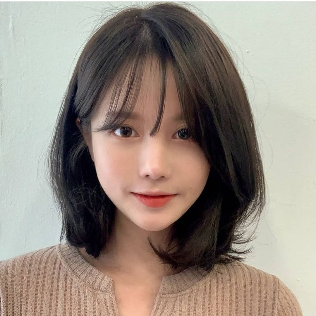 Tóc ngắn uốn nhẹ