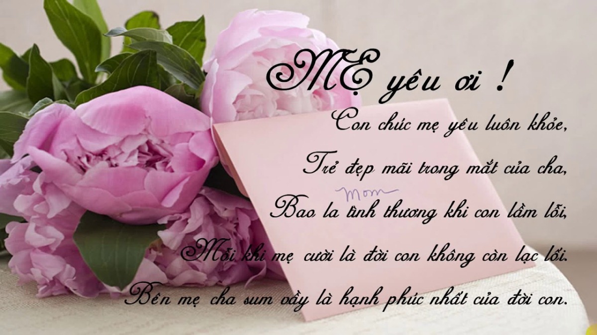 Lời chúc 8/3 dành tặng mẹ