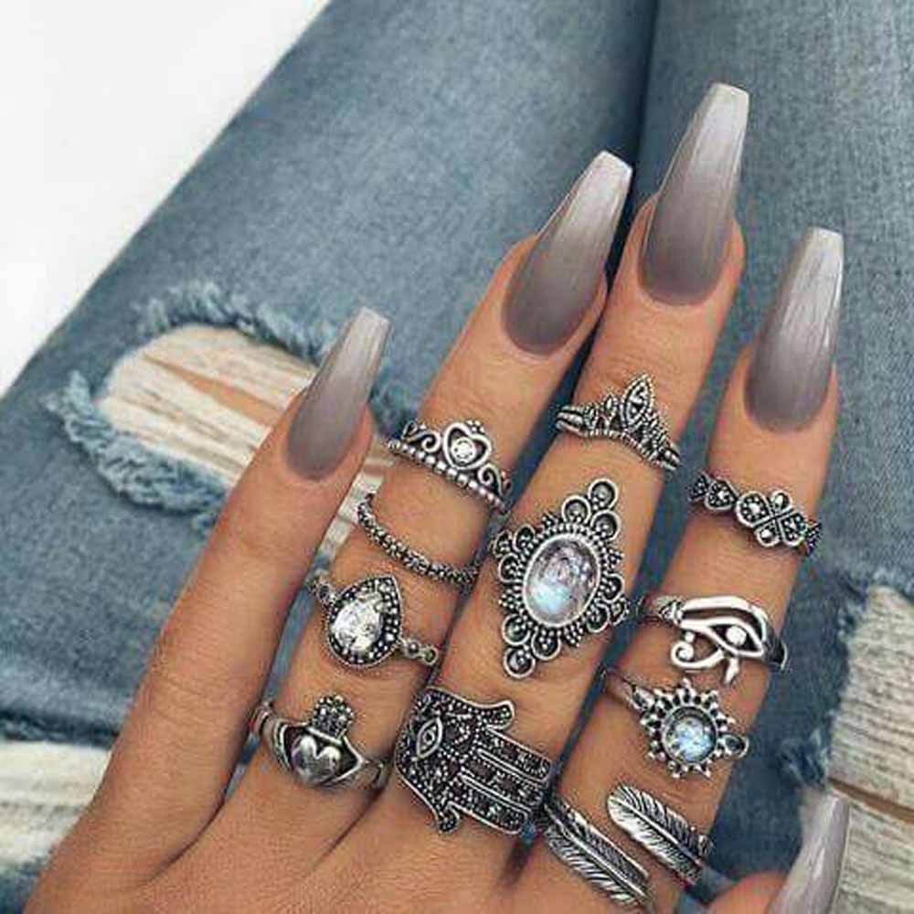 Mẫu ombre xám vừa cổ điển vừa hiện đại