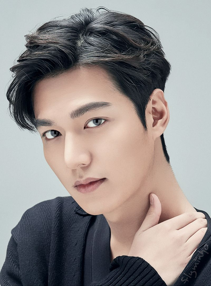 Tóc cắt hai mái nam kiểu Lee Min Ho