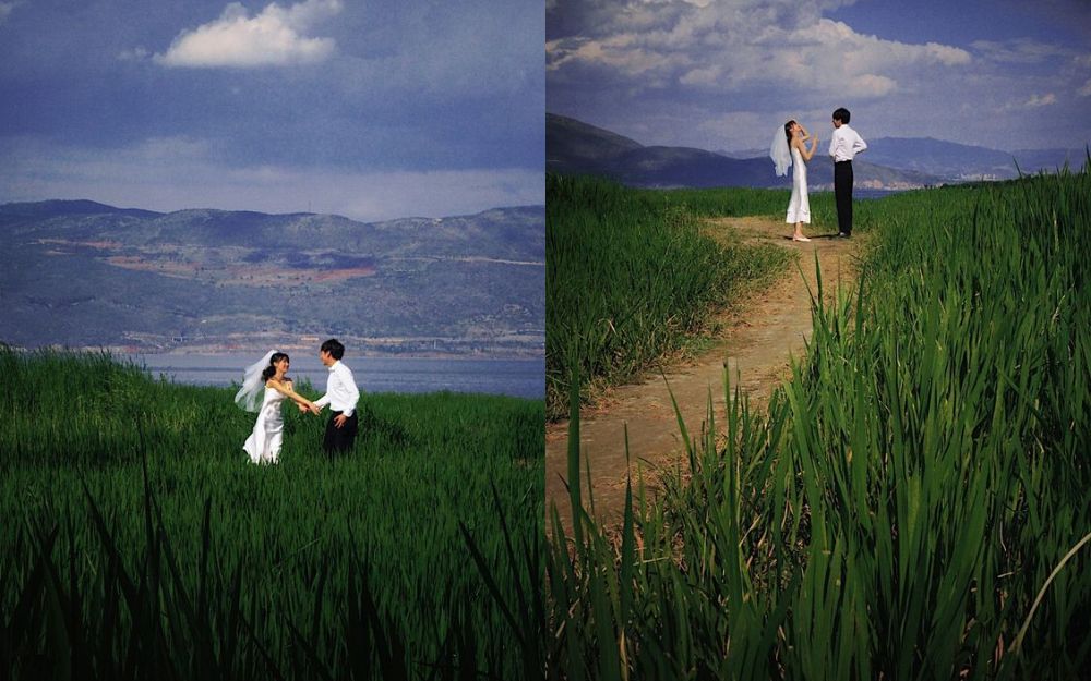 Chụp ảnh couple từ xa tạo ảo giác