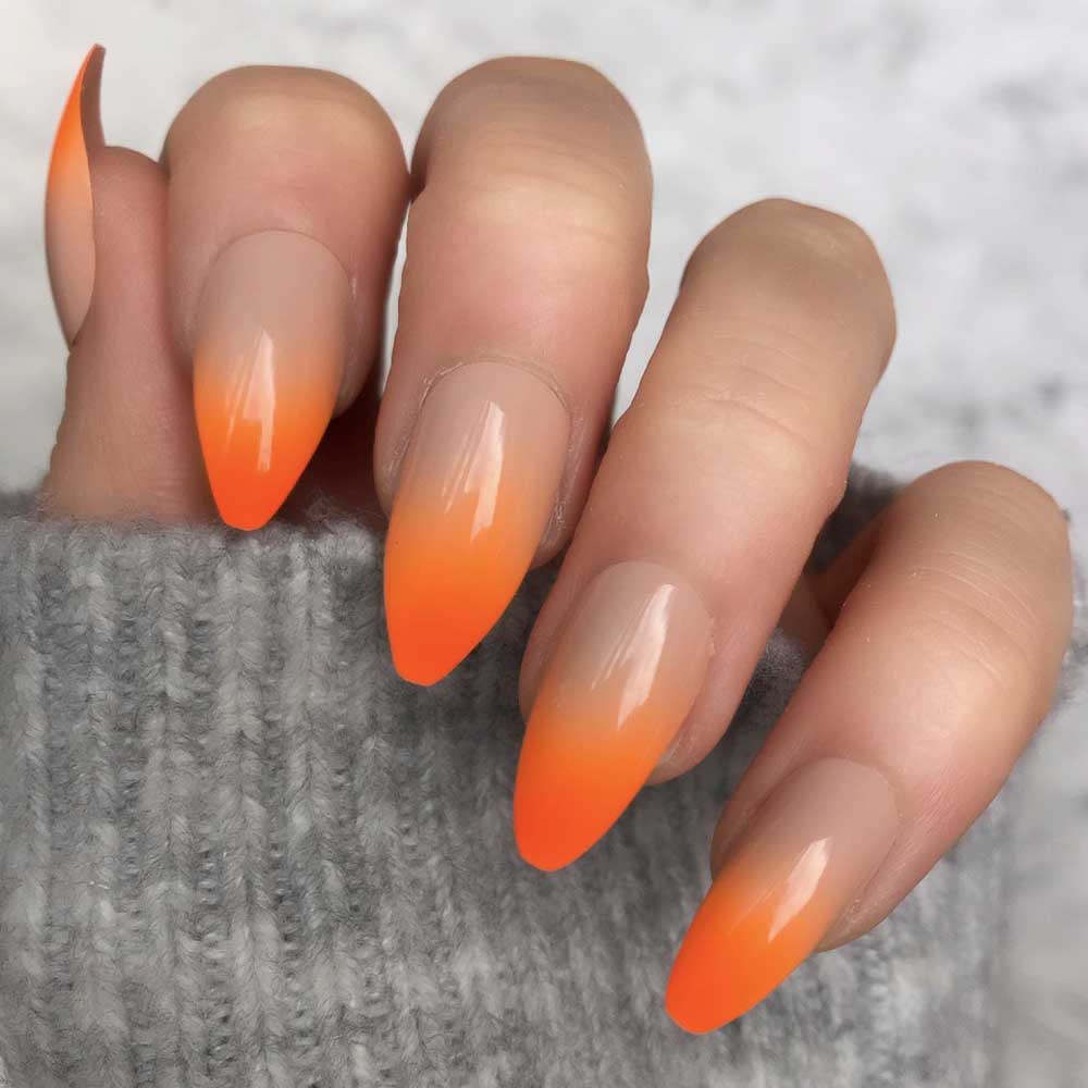 Nail ombre cam phù hợp với nhiều hình dáng móng khác nhau