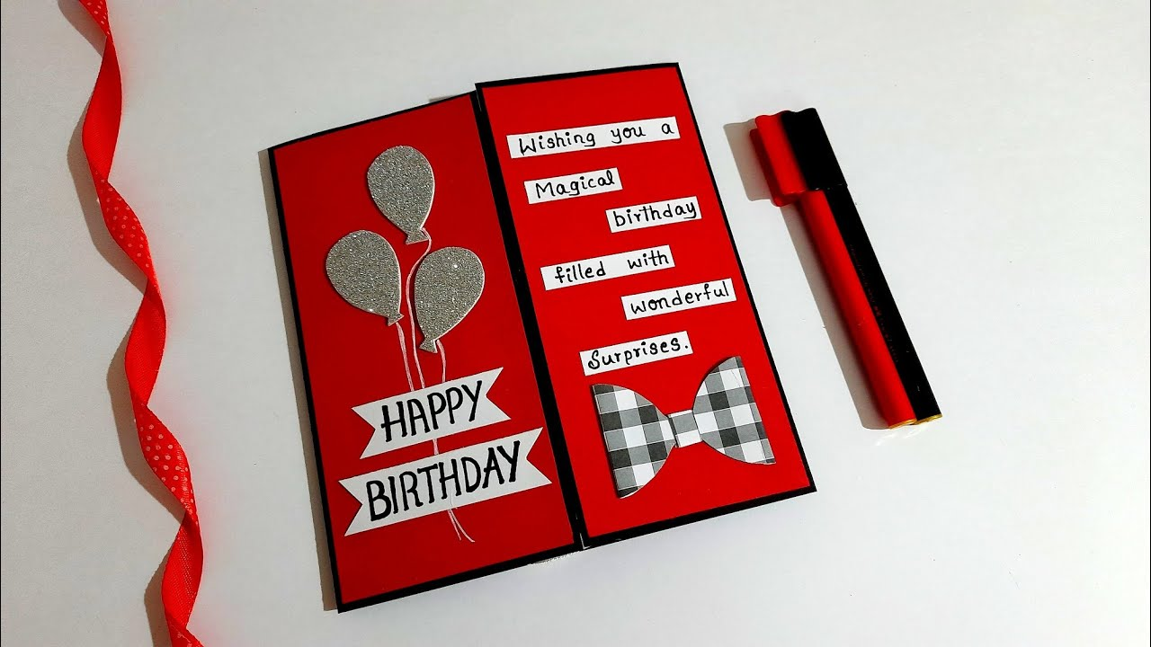 Bạn rất có thể lựa chọn thiệp handmade thực hiện quà sinh nhật cho bạn thân