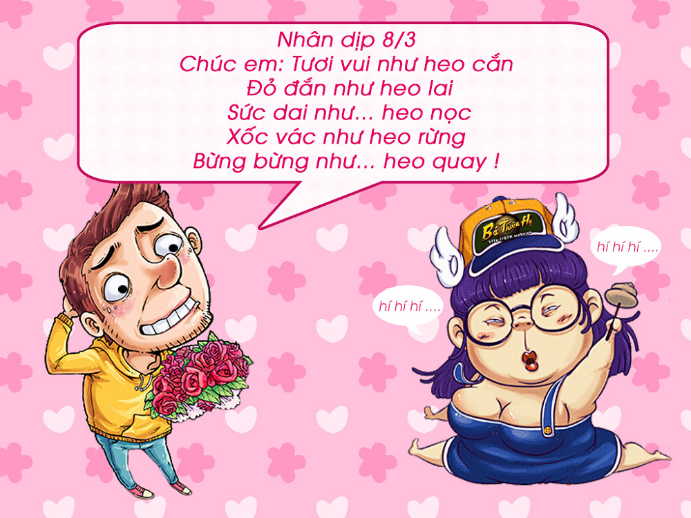 Lời chúc 8/3 cho người yêu hài hước và thú vị