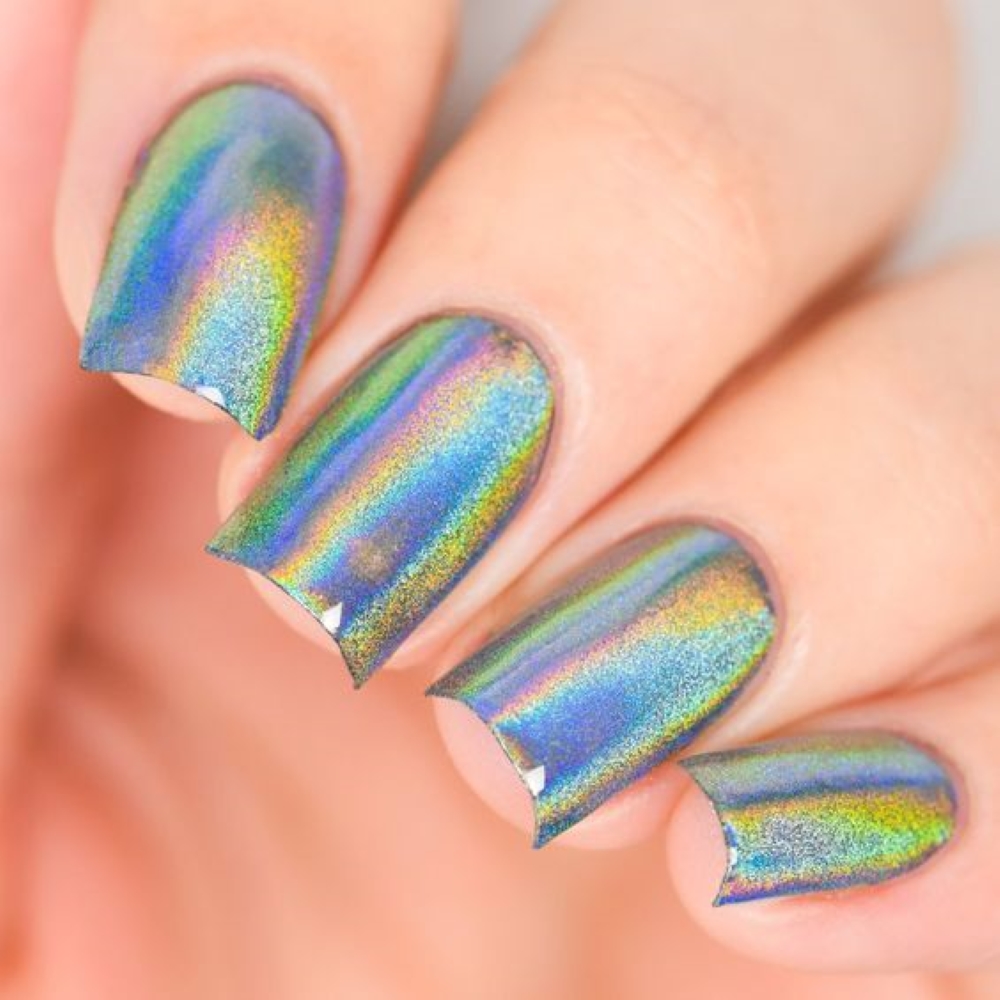 Mẫu nail mắt mèo cầu vồng mới lạ