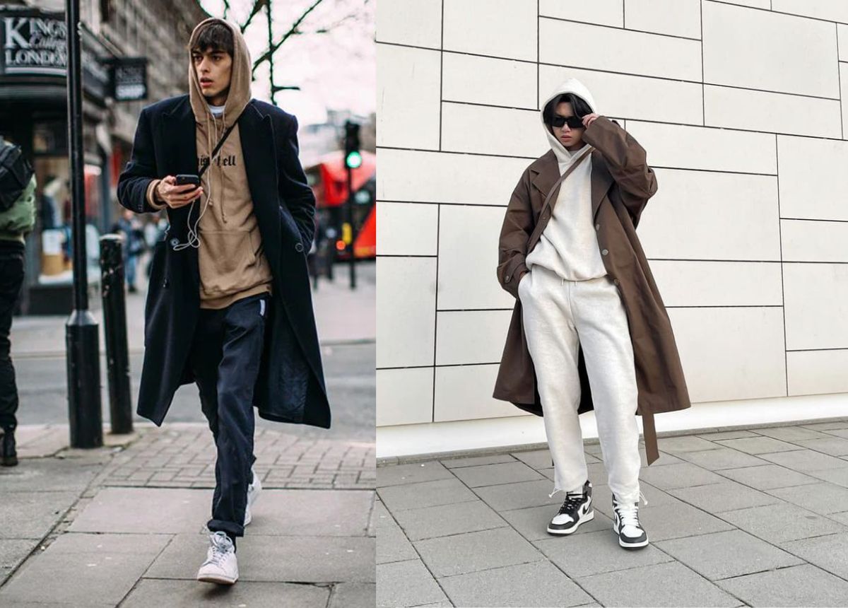 Áo hoodie và măng tô ấm áp mang đến phong cách thoải mái, cá tính