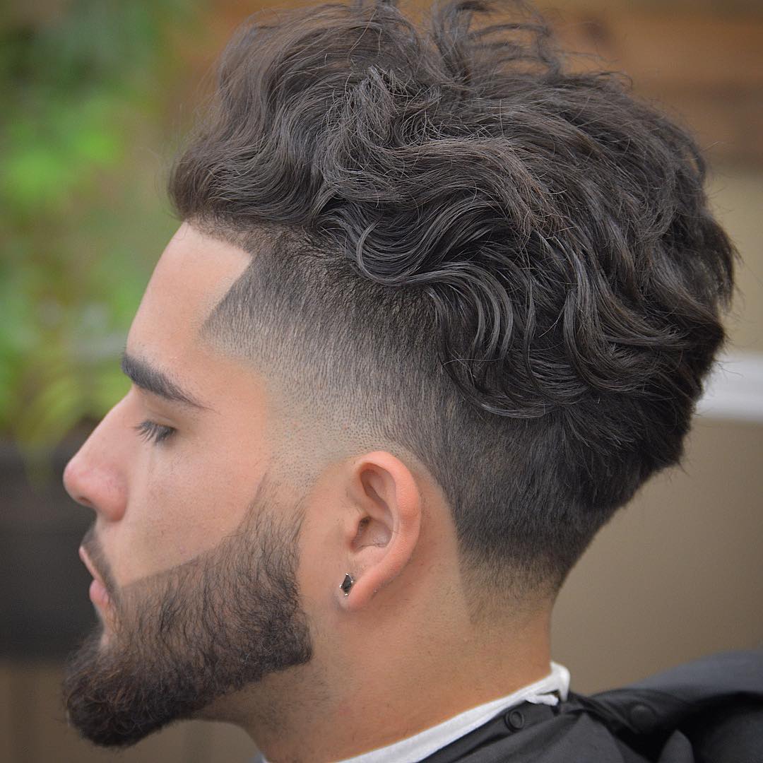 Tóc slick back lượn sóng