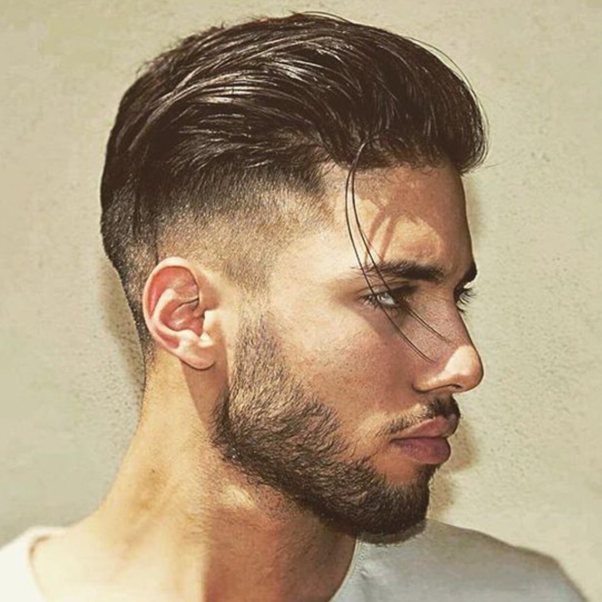 Kiểu tóc slick back fade