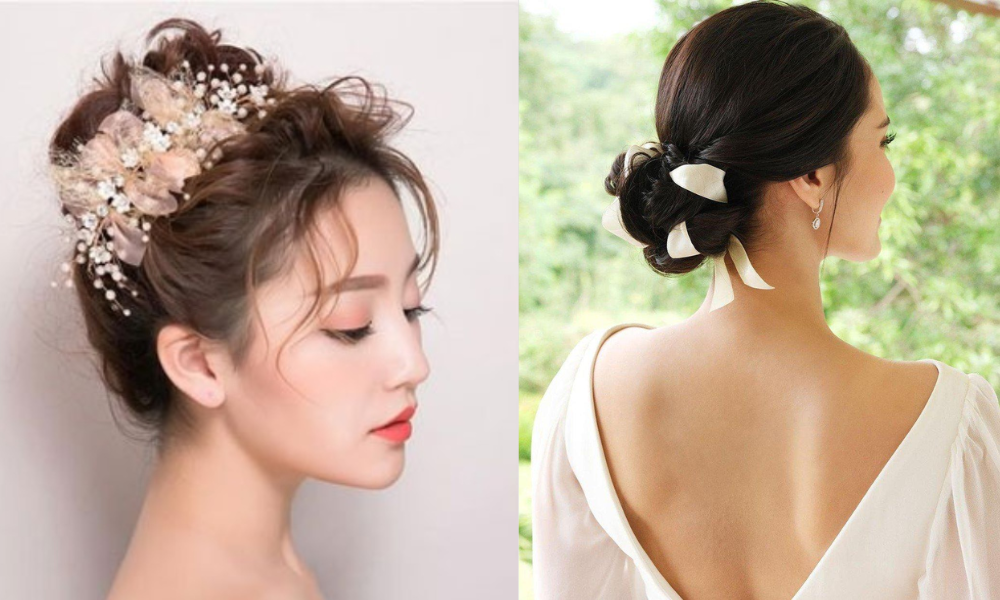 Để một loại tóc giản dị kết phù hợp với những phụ khiếu nại