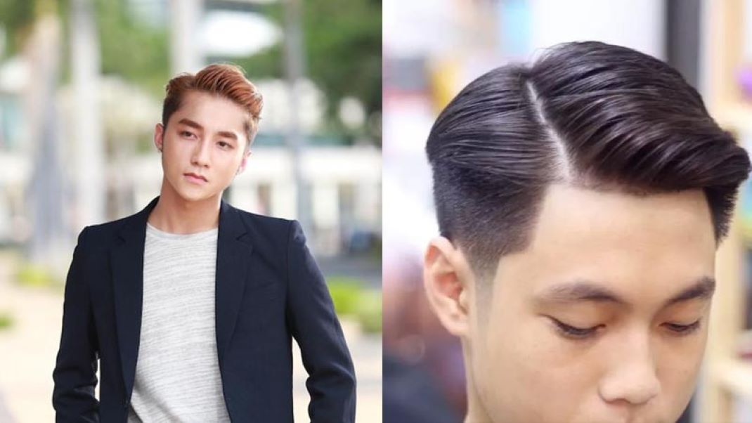 Tóc undercut ngắn cho chàng trán cao Vuốt tóc cùng một hướng - giải pháp cho các chàng trán cao