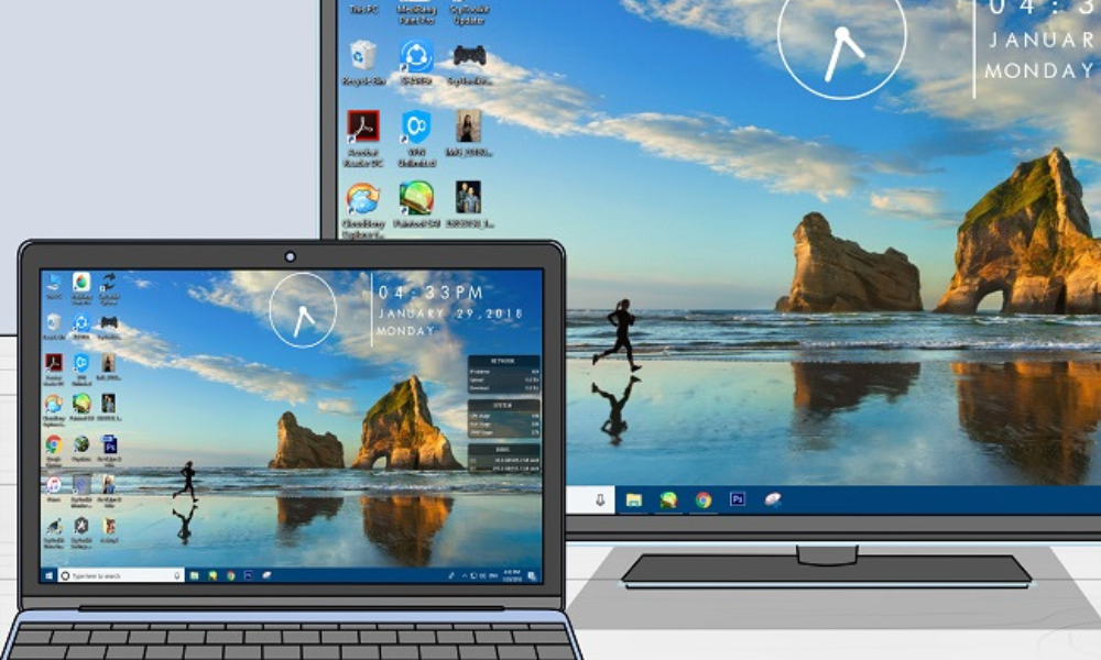 Sử dụng tính năng Wifi Display kết nối laptop với tivi