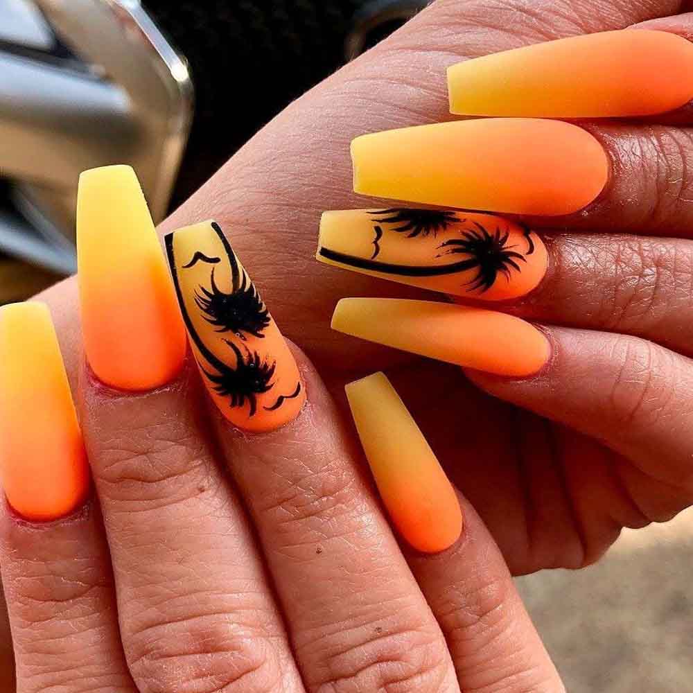 Mẫu nail tạo cảm giác mùa hè tươi mới