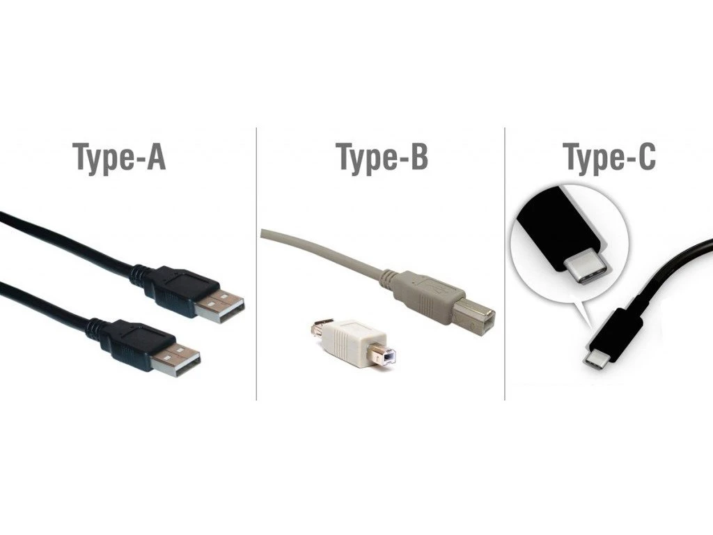 Sự khác biệt về hình dạng và thiết kế giữa USB-A và USB-C 