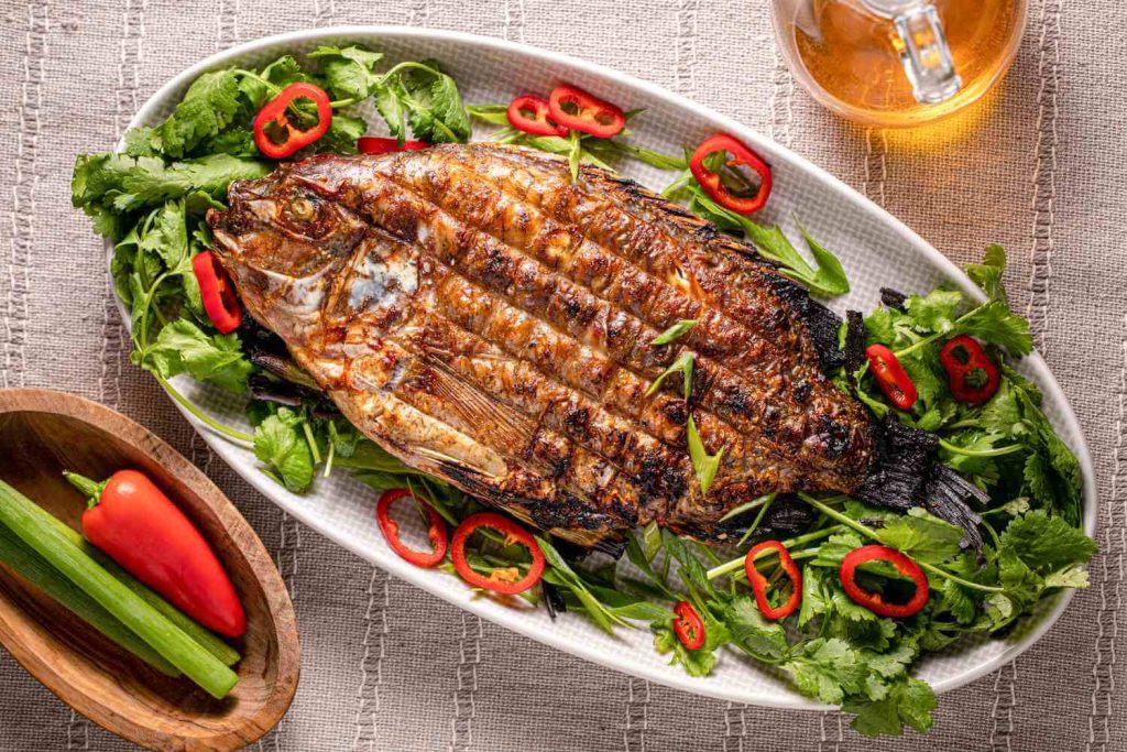 Nướng cá rô bằng nồi chiên không dầu