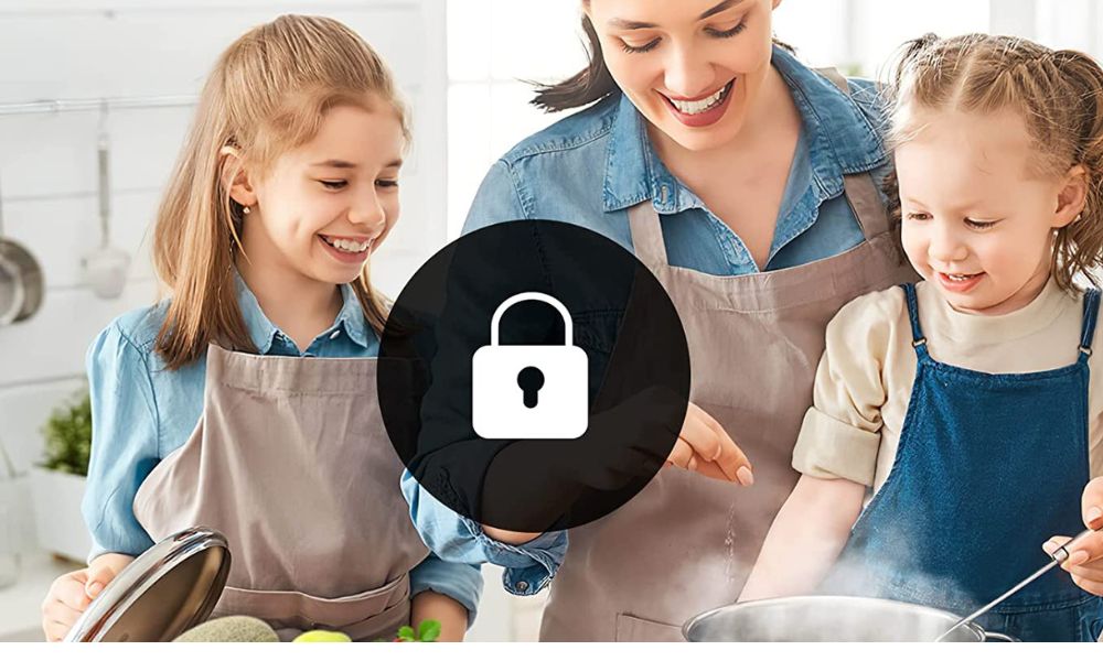 Chức năng khóa trẻ em của bếp