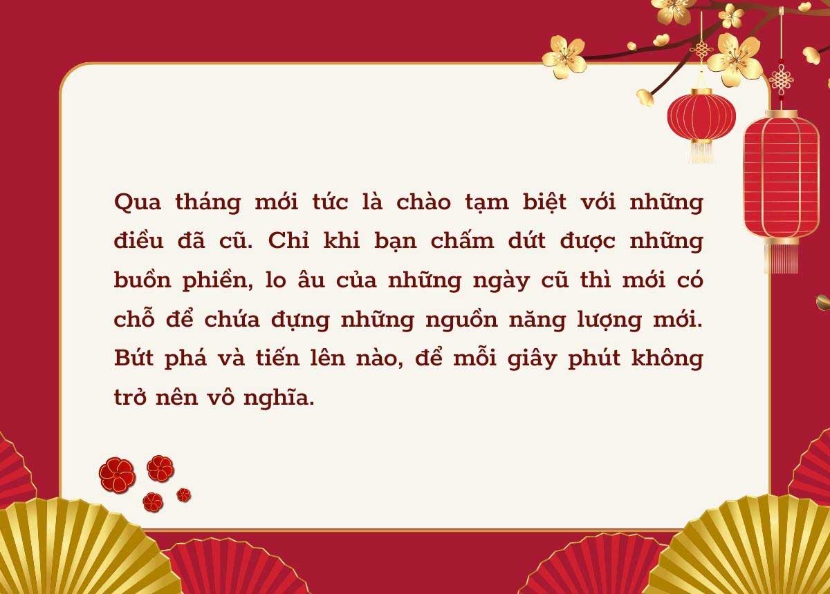 Lời chúc mùng 1 đầu tháng thú vị, hay ho