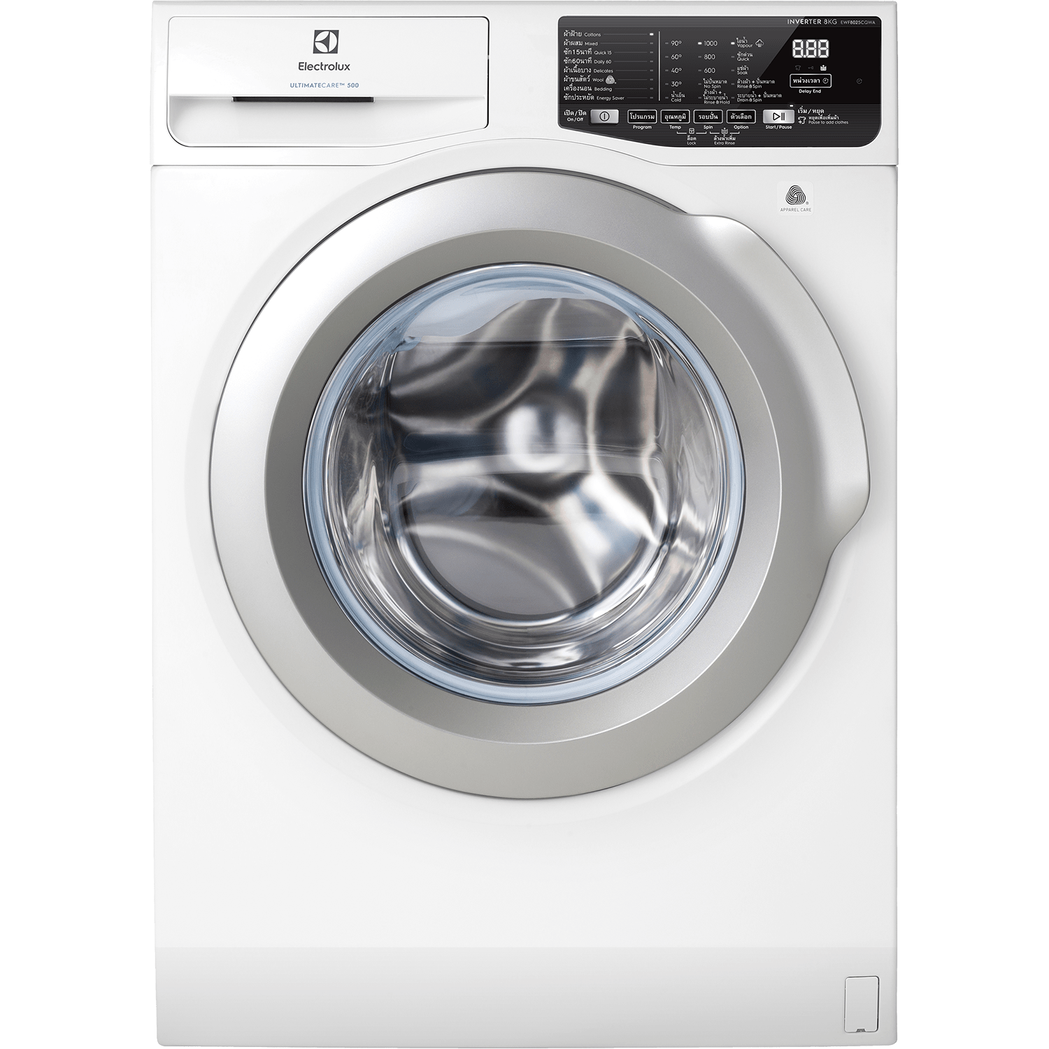 Thiết kế gọn nhẹ và sang trọng của máy giặt Electrolux