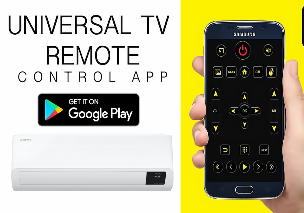 Điều khiển điều hòa bằng điện thoại qua ứng dụng Universal TV Remote Control 