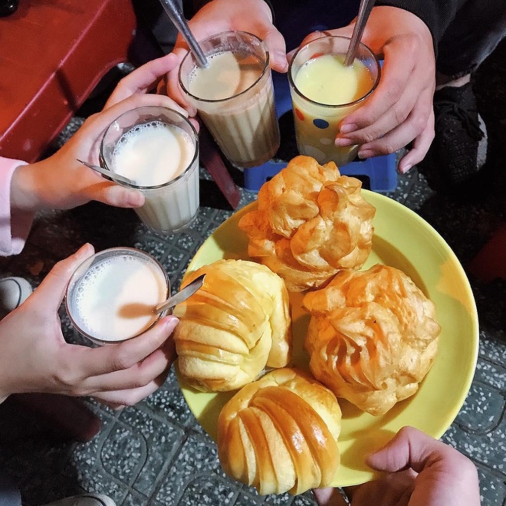 Sữa đậu nành nóng hổi