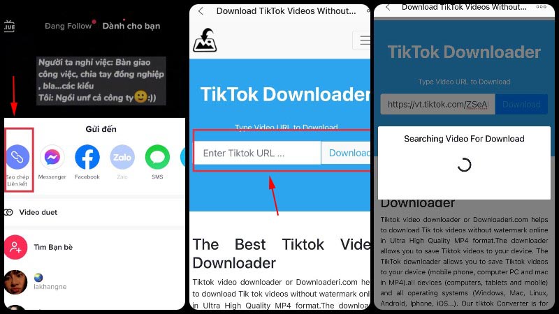 Tải xuống video với Downloaderi