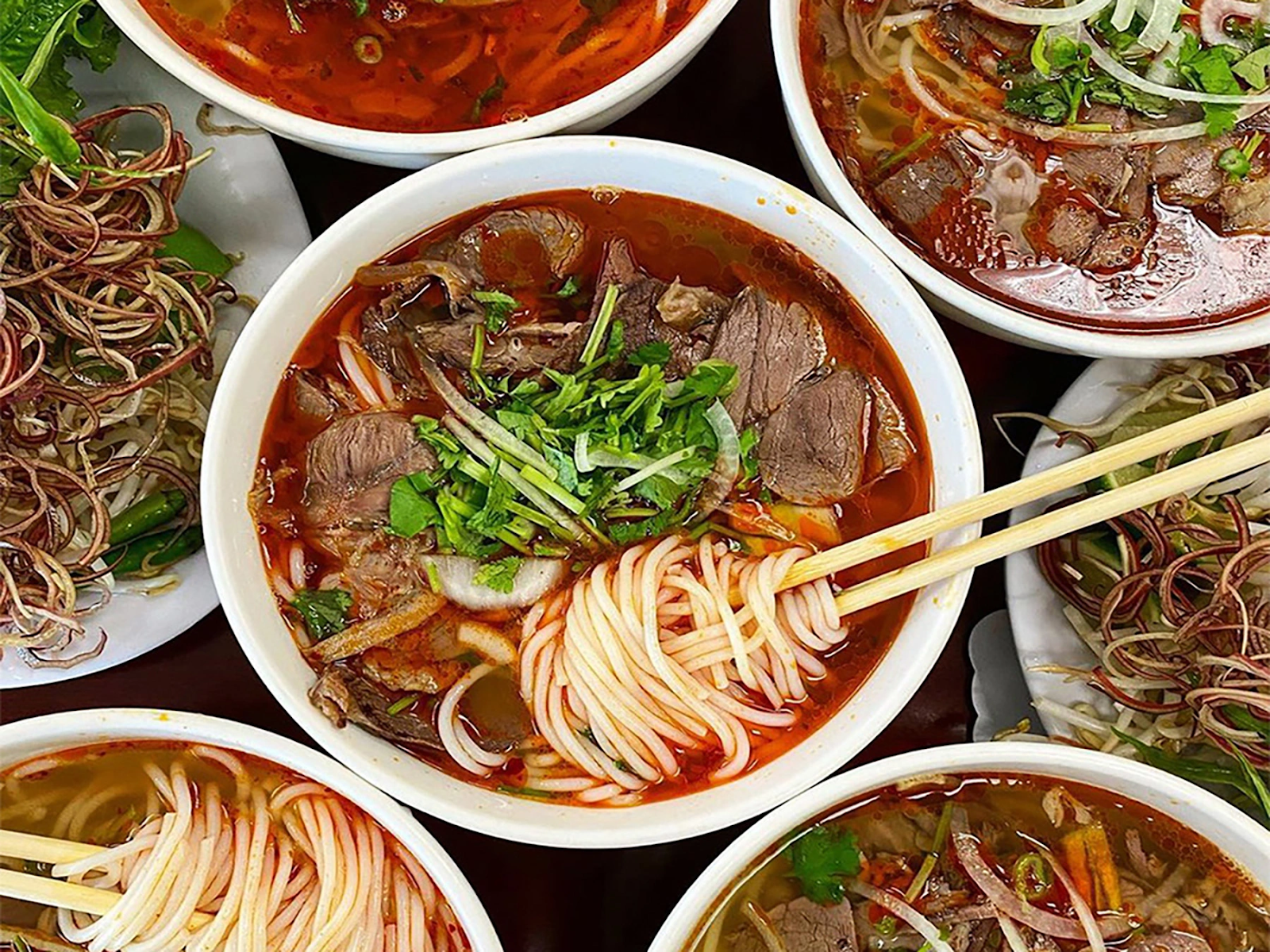 Bún bò Huế ở Đà lạt mang nét đặc trưng riêng