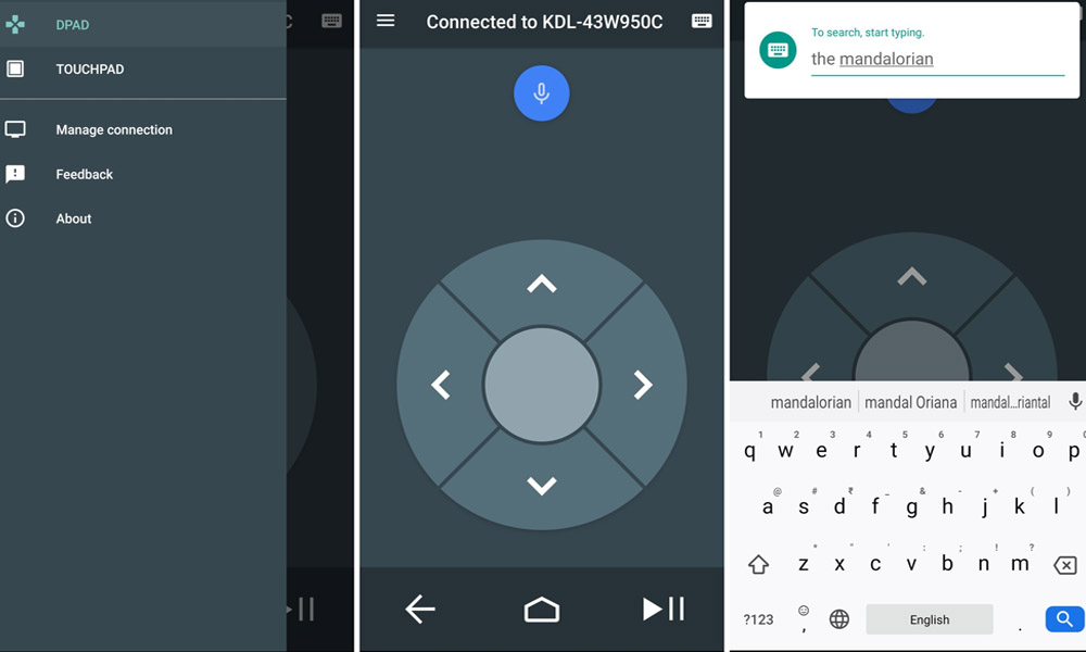 API điều khiển từ xa của Android TV 