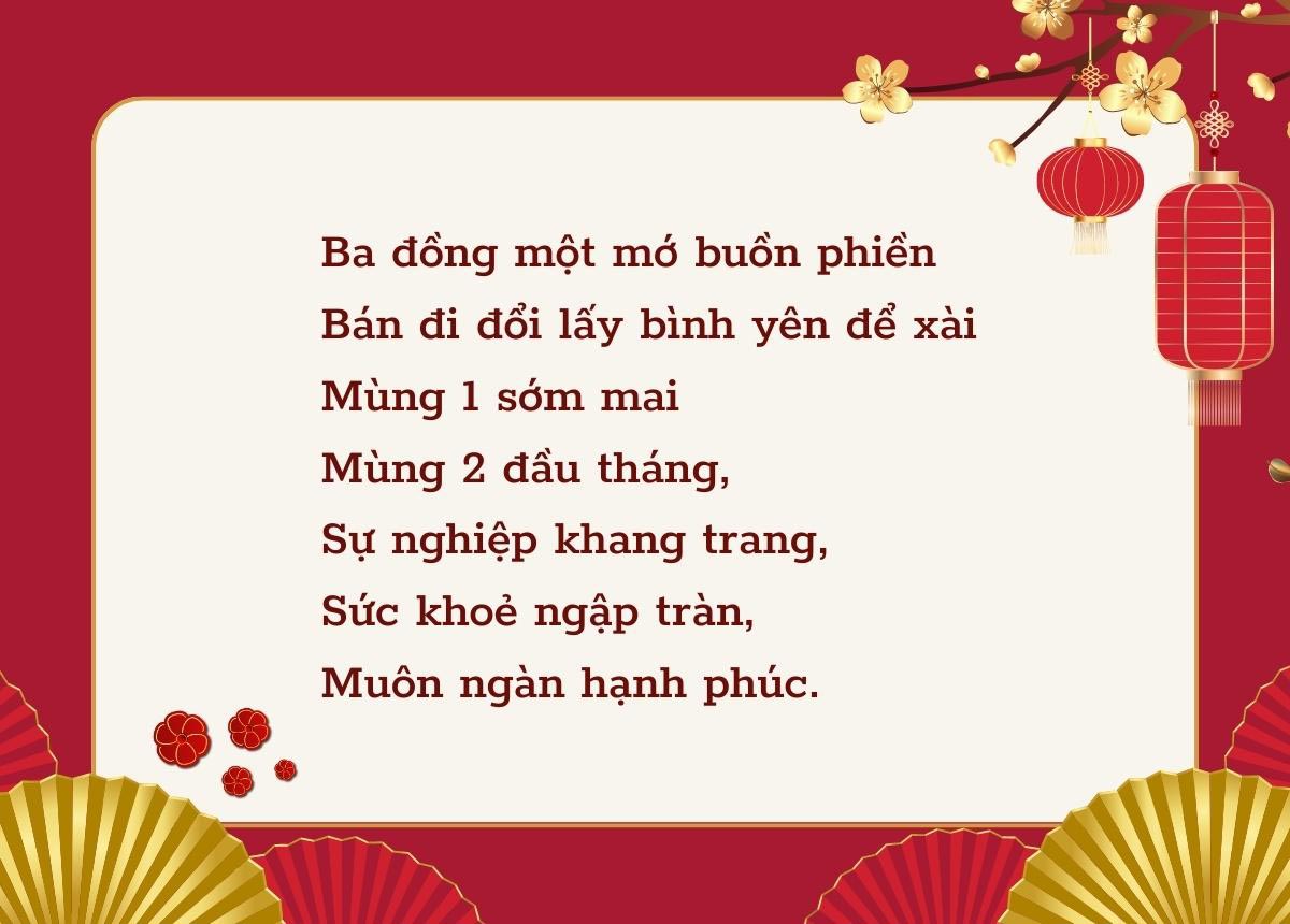 Thơ chúc đầu tháng đầy đủ ý nghĩa 