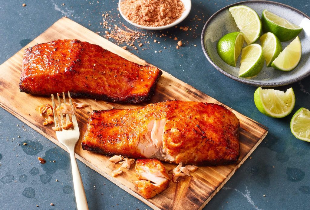 Nướng cá hồi bằng nồi chiên không dầu