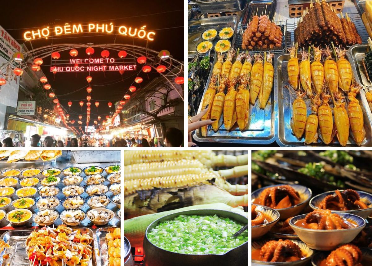 Chợ Đêm Phú Quốc - Thiên Đường Ẩm Thực Đảo Ngọc | TIKI