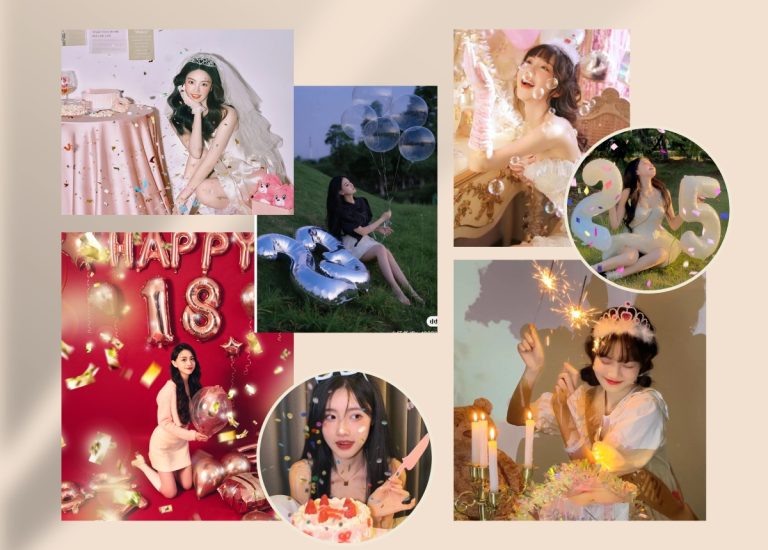 1001 Concept chụp ảnh sinh nhật xịn xò, hot trend