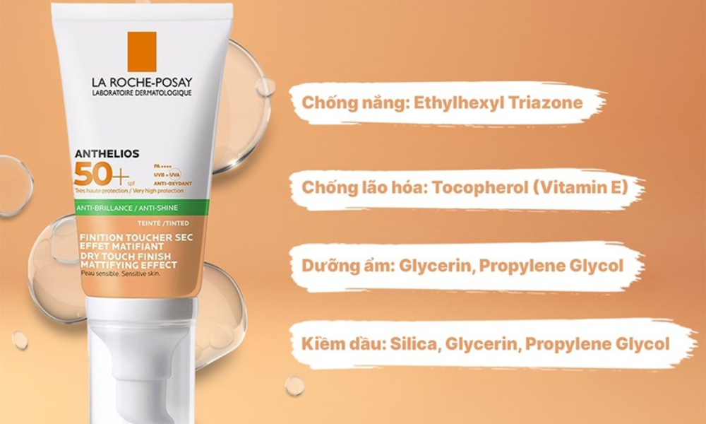 Kem chống nắng La Roche-Posay vạch xanh có thiết kế khá đơn giản